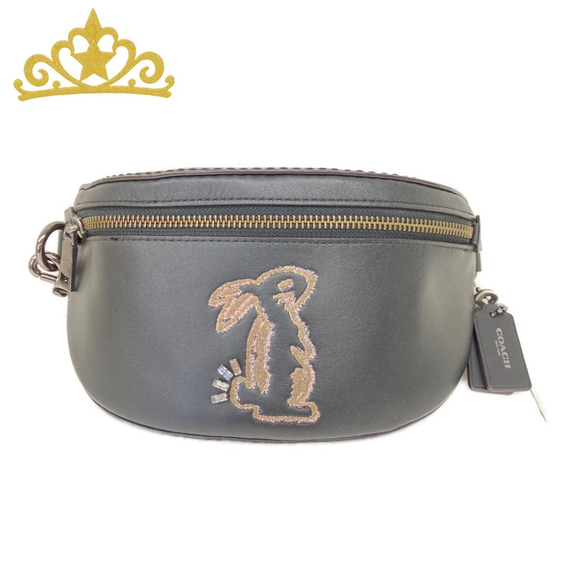 COACH × Selena Gomez SELENA BELT BAG WITH BUNNY