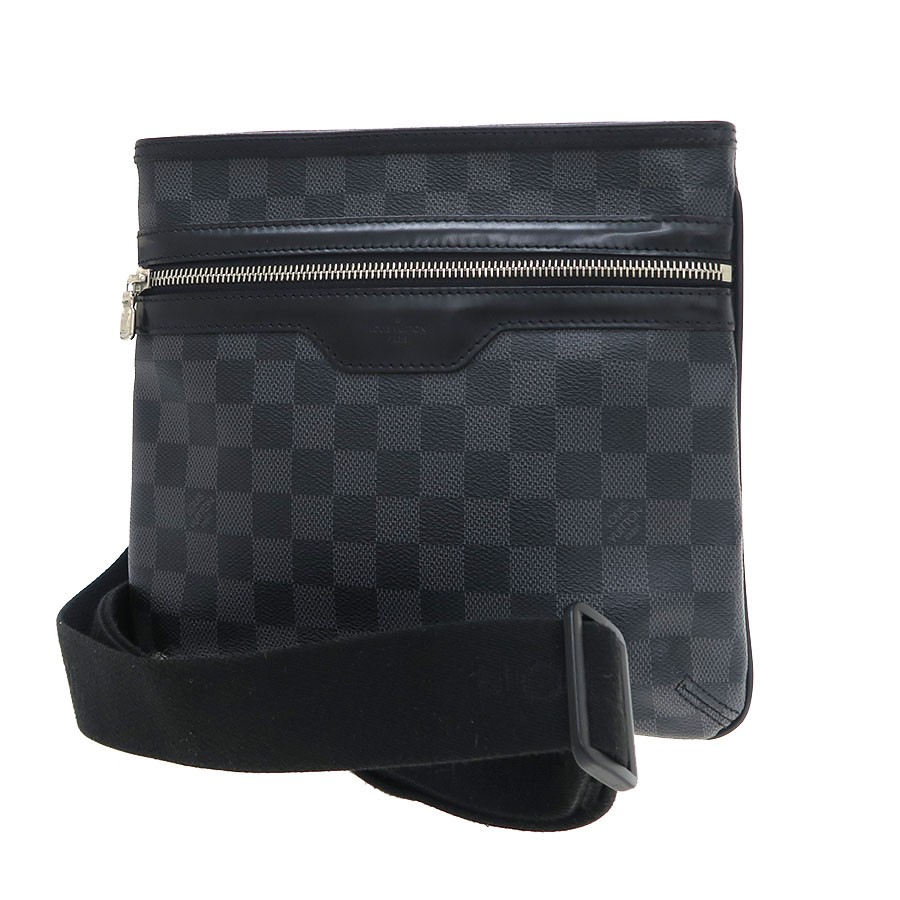 Louis Vuitton Thomas N58028 Leather Gray Shoulder Bag #SAB15814