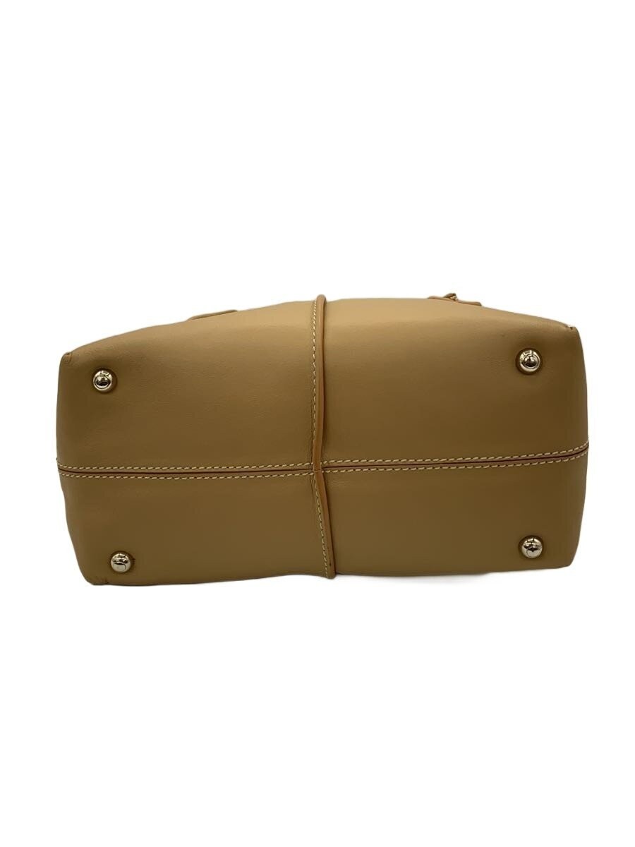 TOD’S d-styling 2-way Handbag Leather BEG
