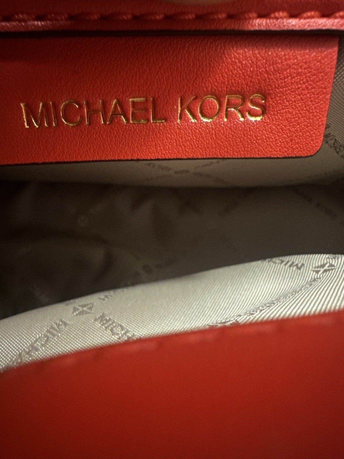 Michael Kors Tribeca Large Quilted Leather Shoulder Bag Burnt Sienna- New w/ Tag