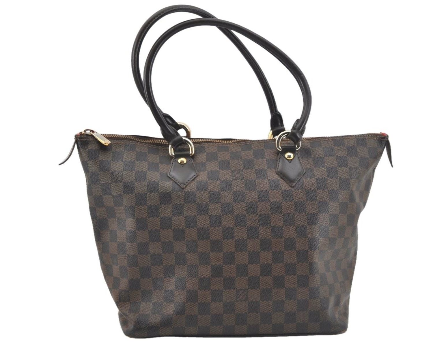 Authentic Louis Vuitton Damier Saleya MM Shoulder Tote Bag N51182 LV AA895