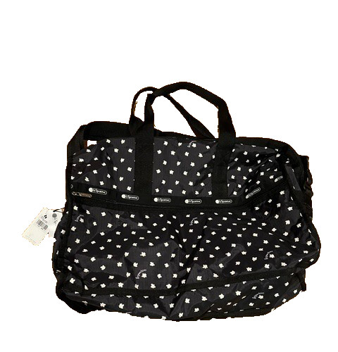 Lesportsac Deluxe Large Weekender Ditsy Daisy NEW WITH TAGS