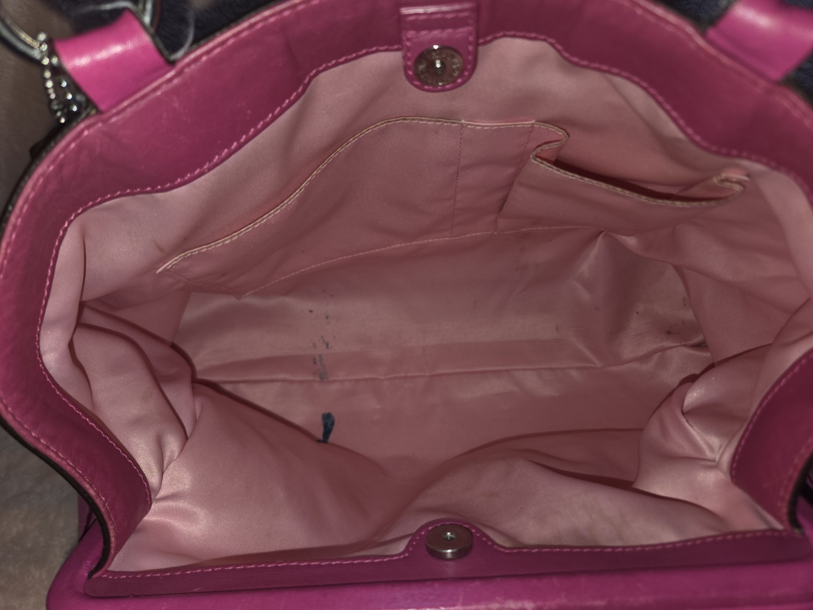 Vintage Hot Pink Coach- Laura Carryall- 14940