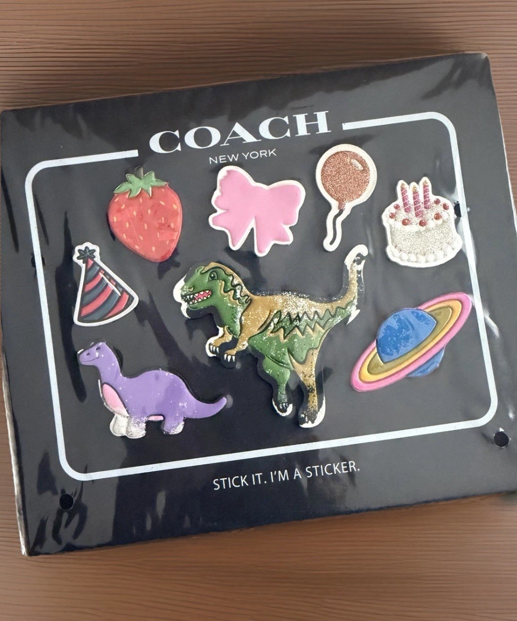 COACH Rexy 10th Birthday Leather Sticker Set NEW!