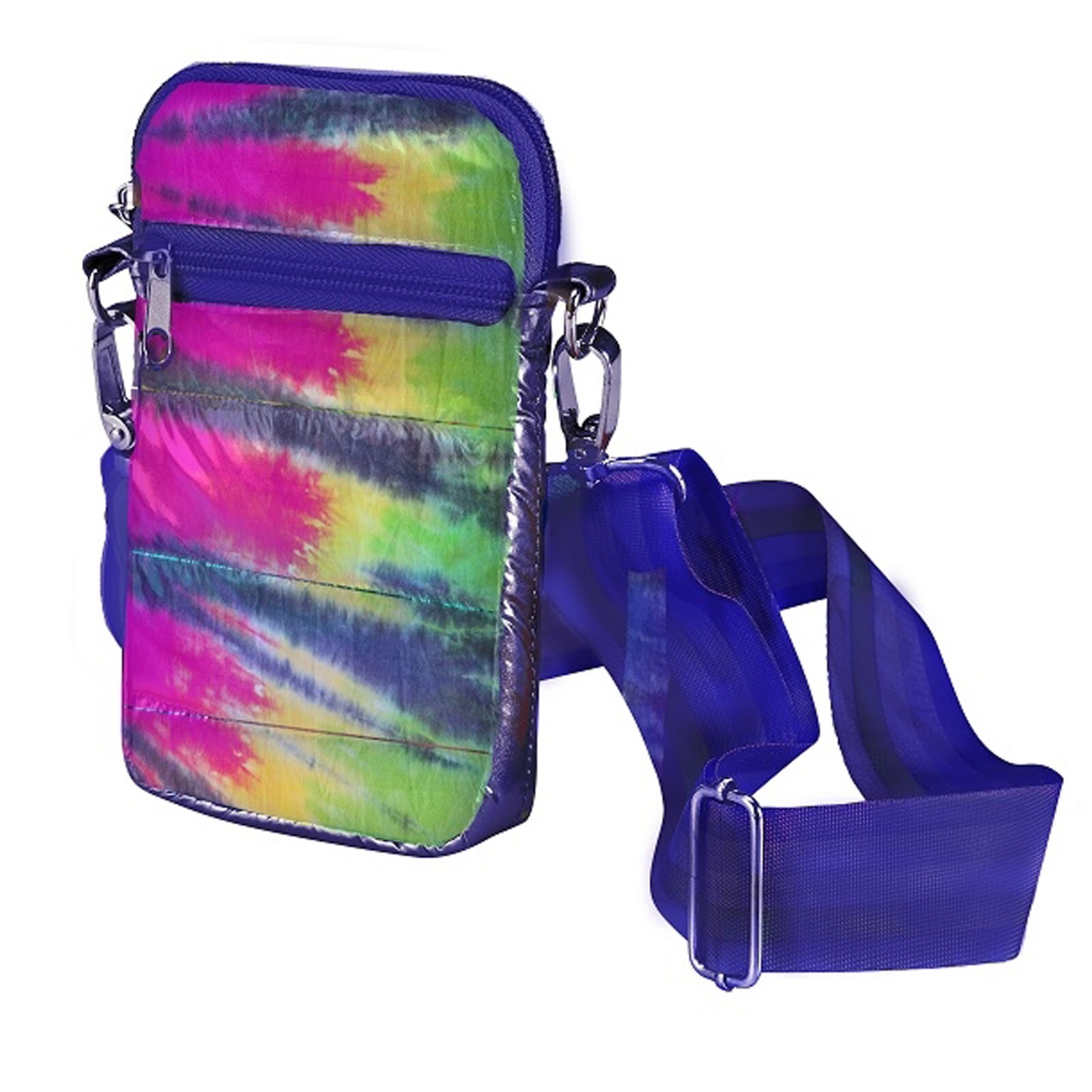 Top Trenz Rainbow Tie Dye Canvas Cell Bag with Detachable/Adjustable Strap – NWT