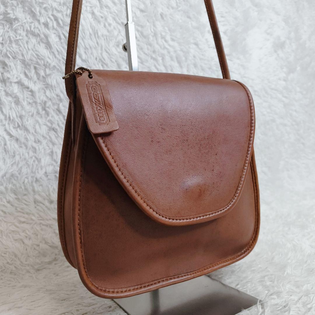 Rare Old Coach Vintage Shoulder Bag Made in USA Leather