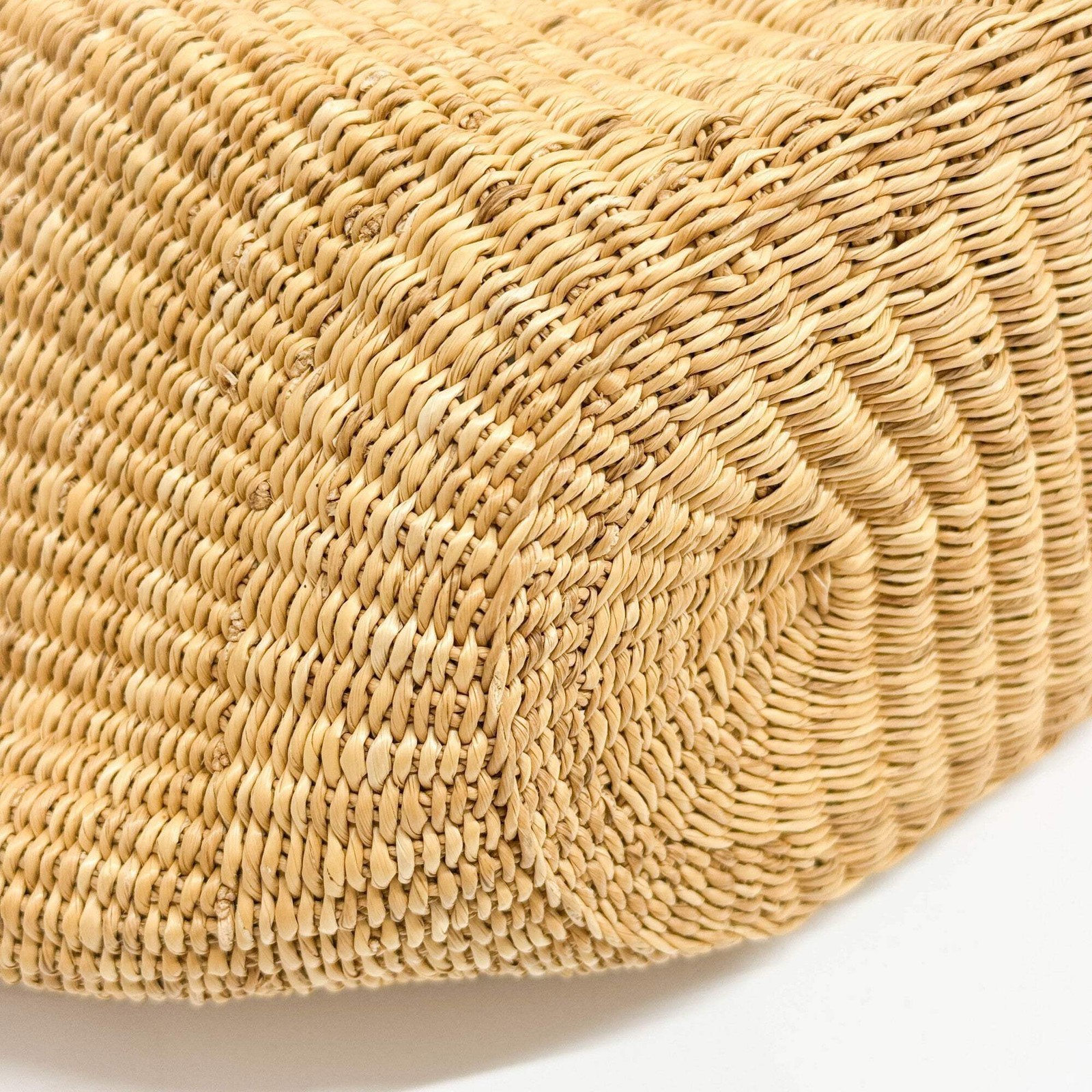 LOEWE Anagram Brown Raffia Shoulder Bag