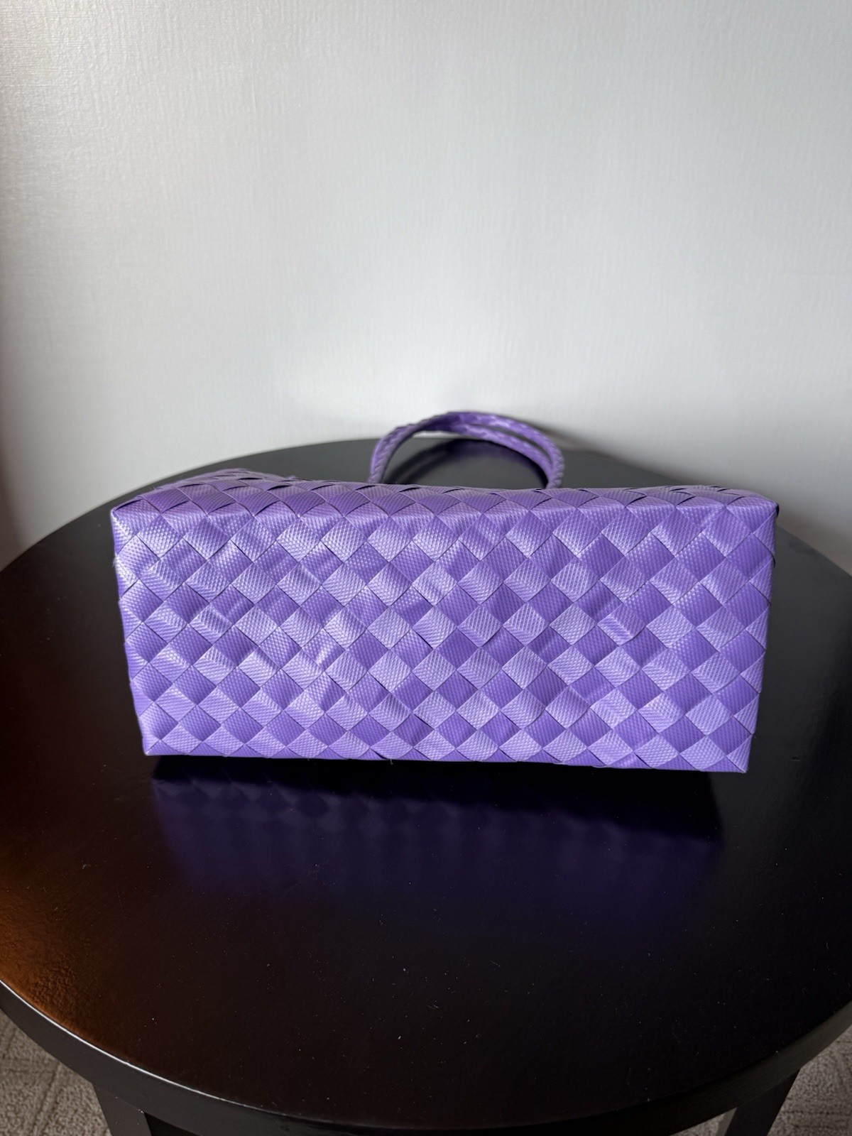 Bayong Bags Plastic Purple Small Philippines Shopping Beach Modern Purse