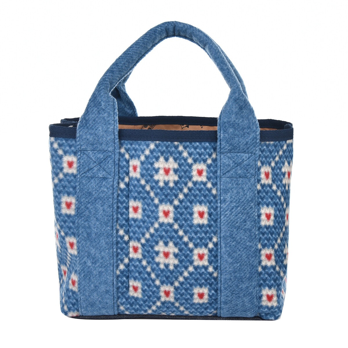 cat tote bag blue