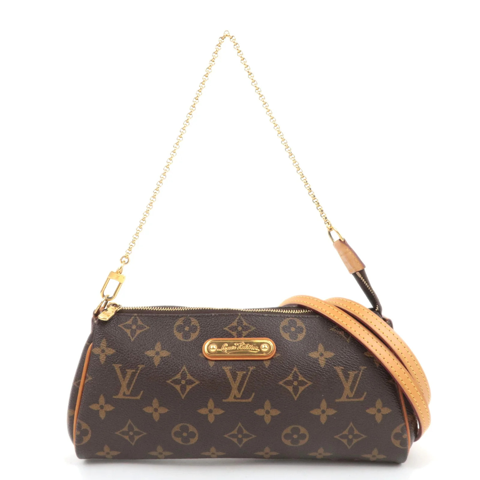 Louis Vuitton Monogram Eva 2Way Shoulder Bag Chain Shoulder Bag M95567 Authentic