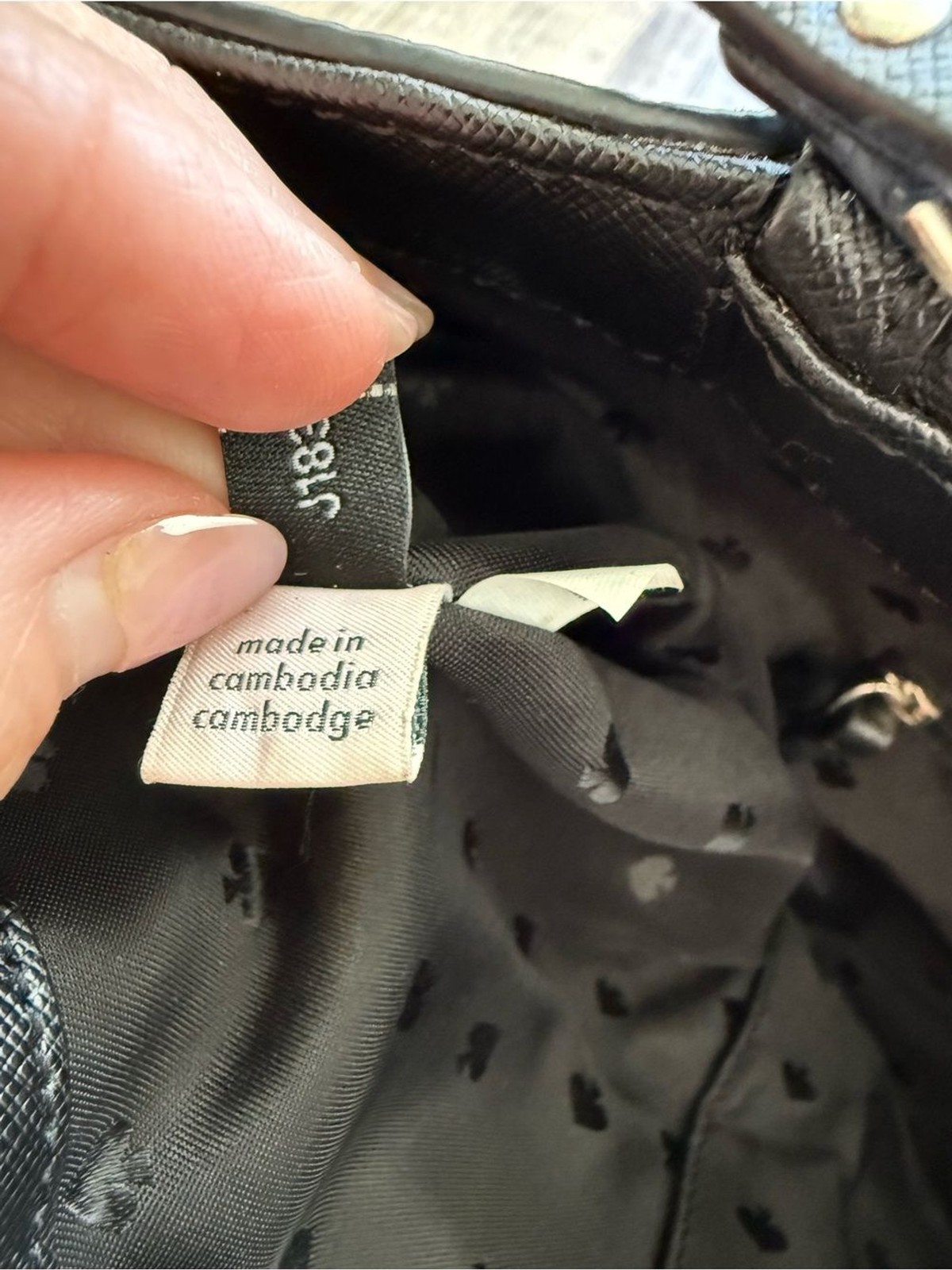kate spade black saffiano leather satchel
