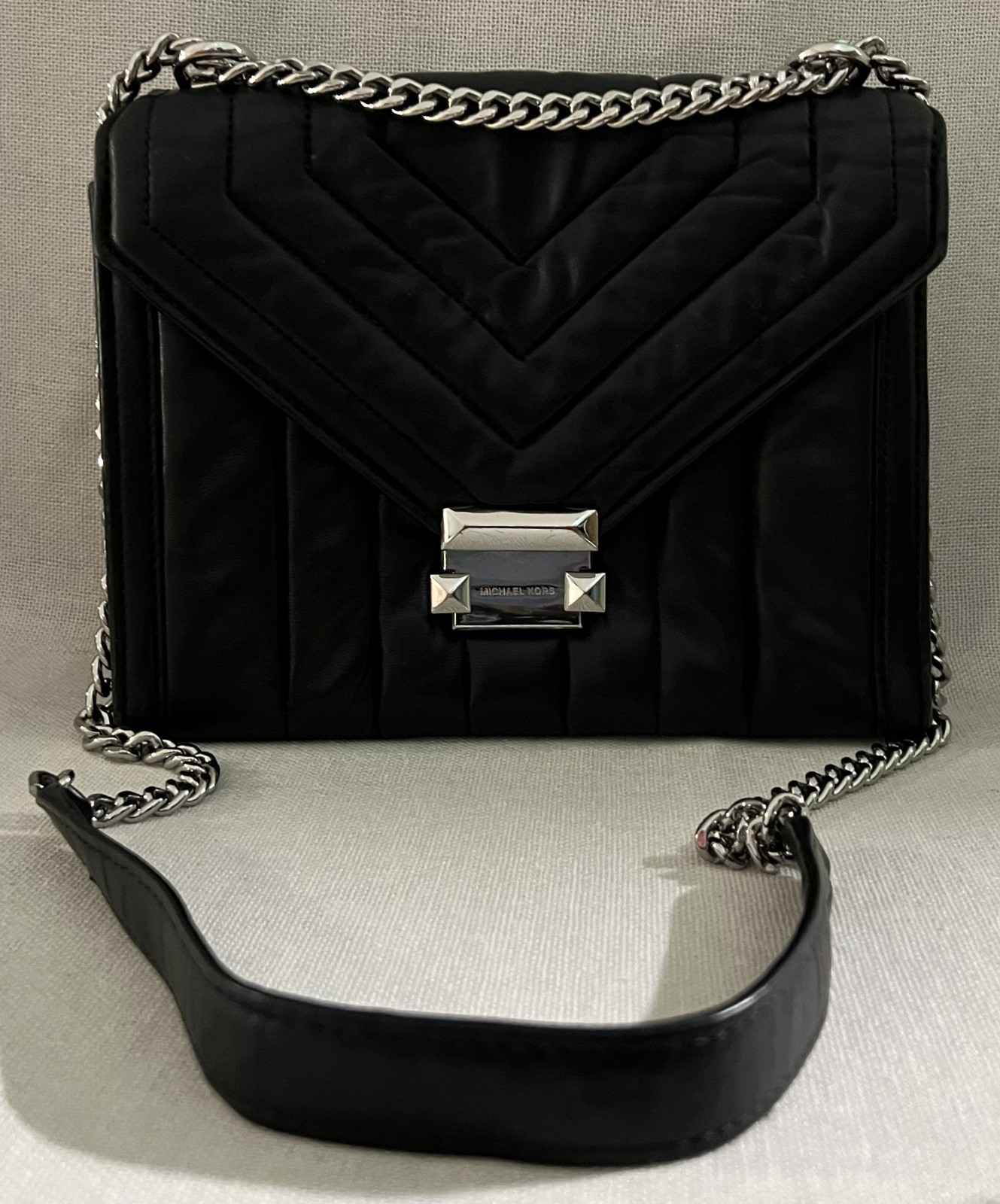 Genuine Michael Kors Whitney Beautiful Quilted Leather Crossbody or Shoulder Bag