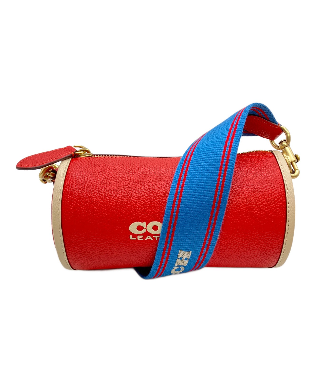 Coach Orion Barrel Bag CJ839 Red #TFB7838