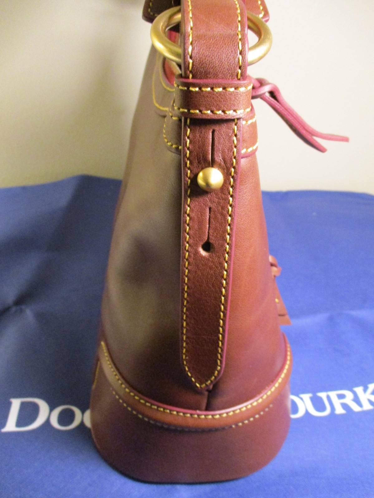Dooney & Bourke QVC Florentine Chestnut Hobo Shoulder Bag NWT