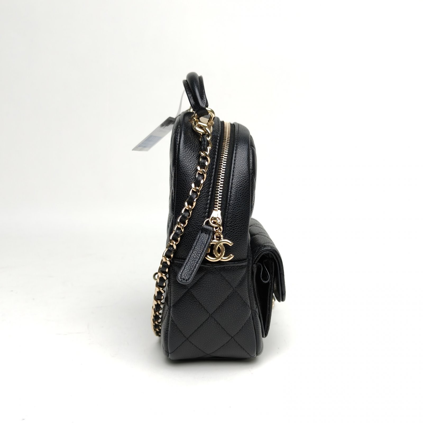 CHANEL Shoulder backpack 13cm Black Calfskin P216448227