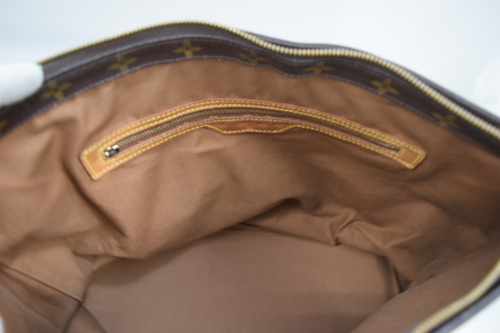 Auth Louis Vuitton Cabas Mezzo Tote Bag Monogram Canvas M51151 LV 51101