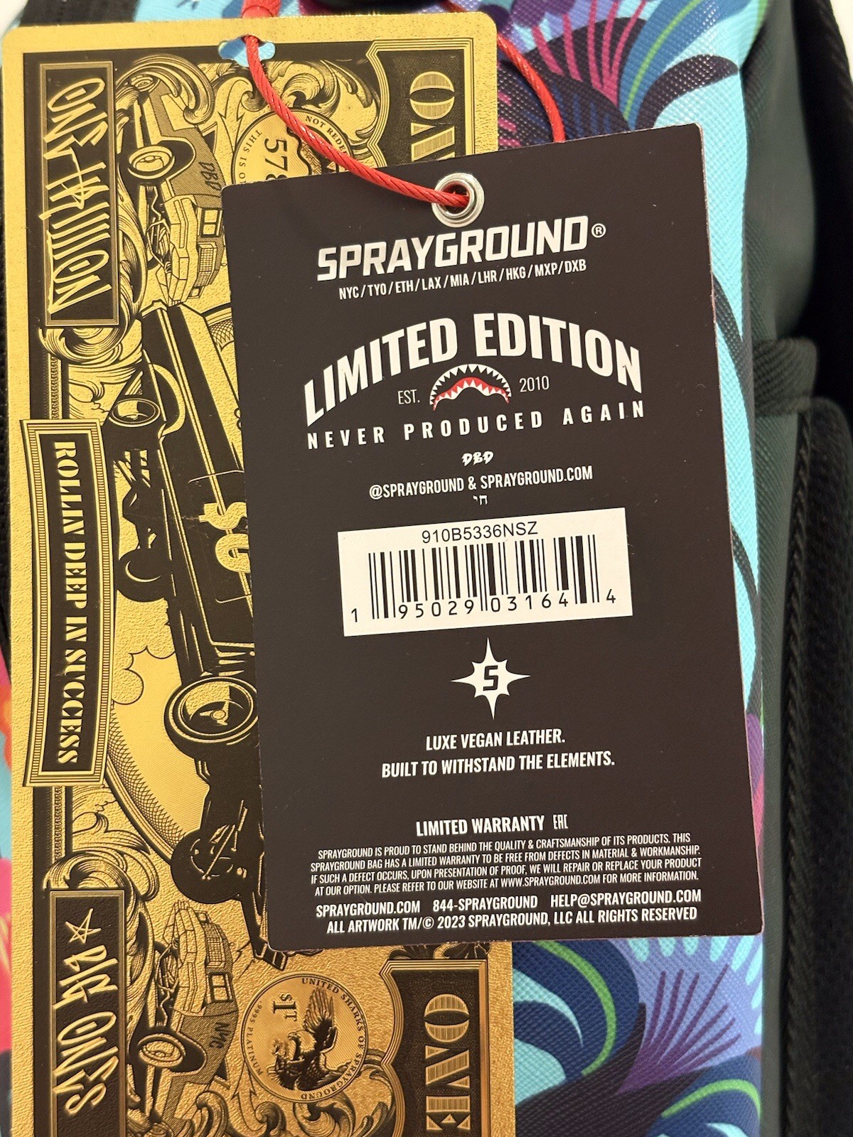 Sprayground Avant Garden Limited Edition Backpack