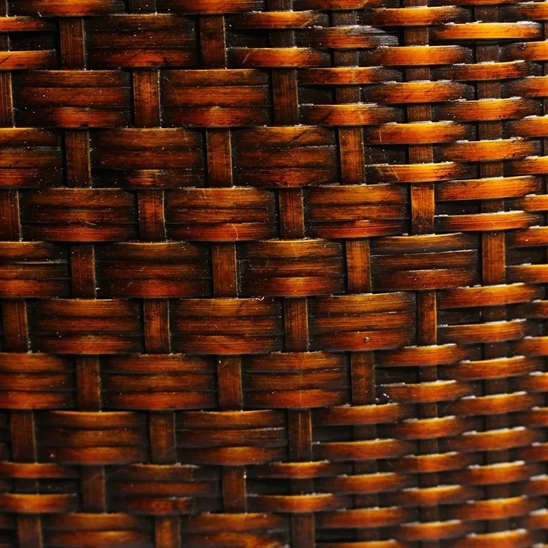 Retro Bamboo Woven Bag Handmade Natural Bamboo Tote Beach Travel Summer Handbag