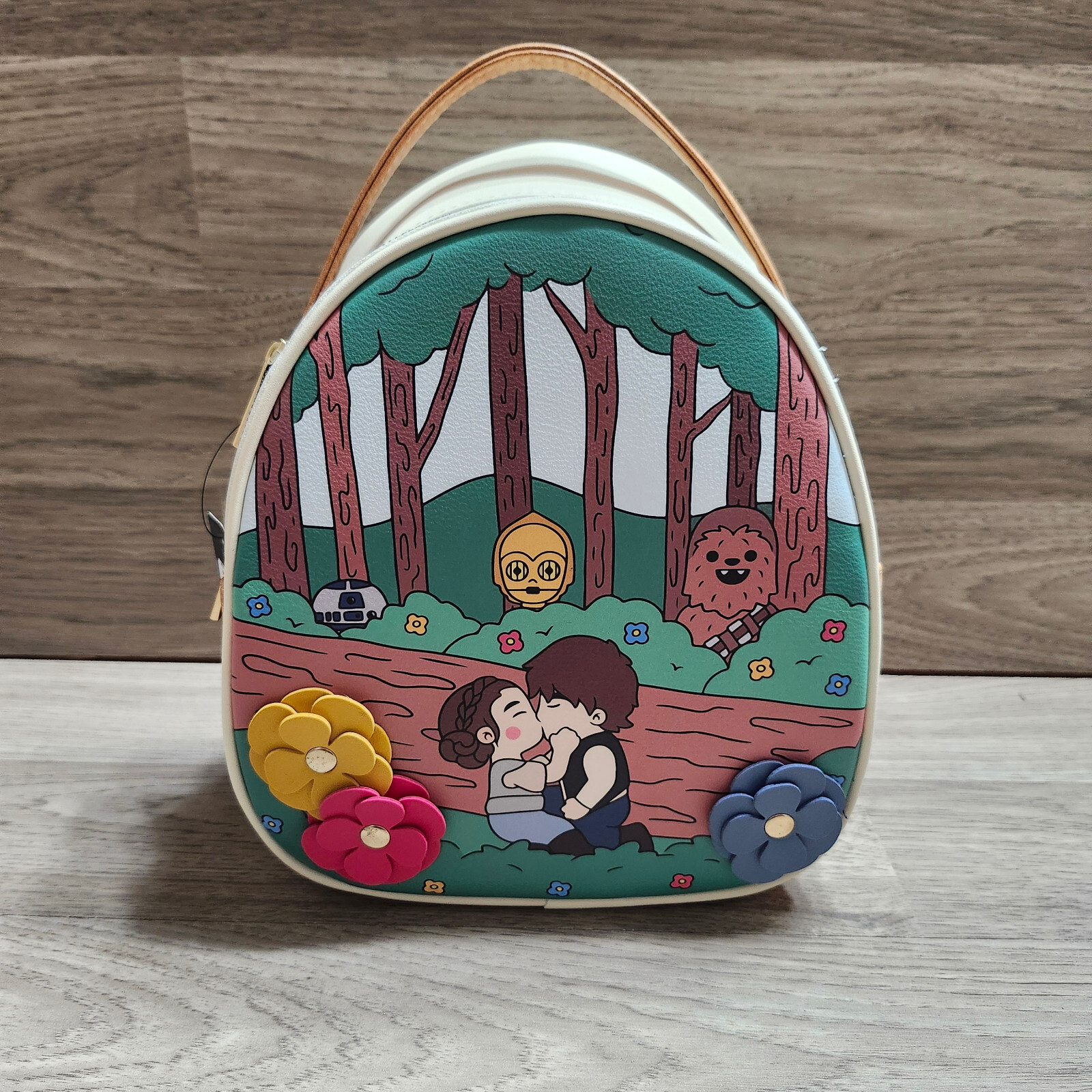 Star Wars Chibi Leia & Han Solo in Endor Forest Return of The Jed Mini Backpack