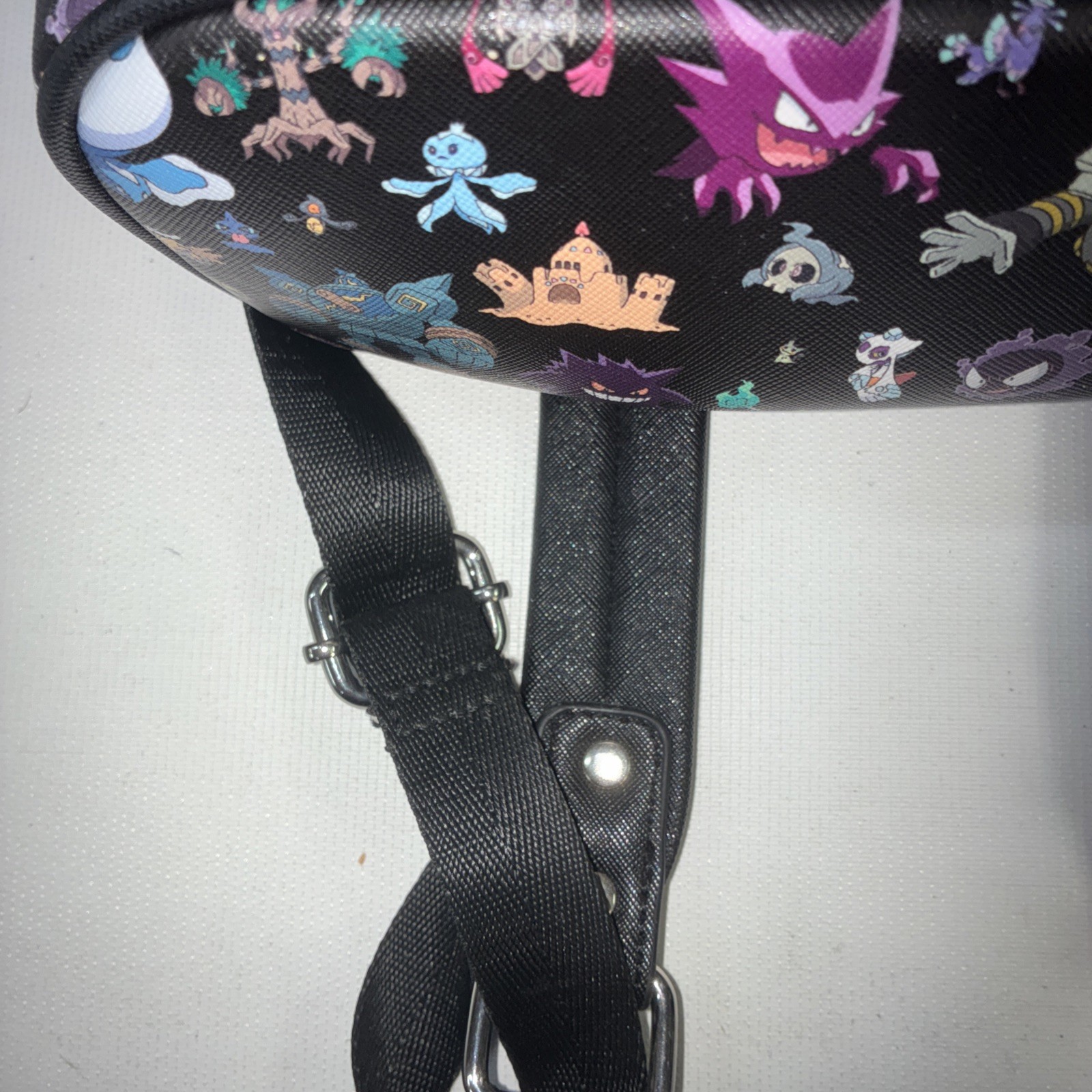 Loungefly Pokemon Ghost Type AOP Mini Backpack RARE Gengar Plus Others Purple