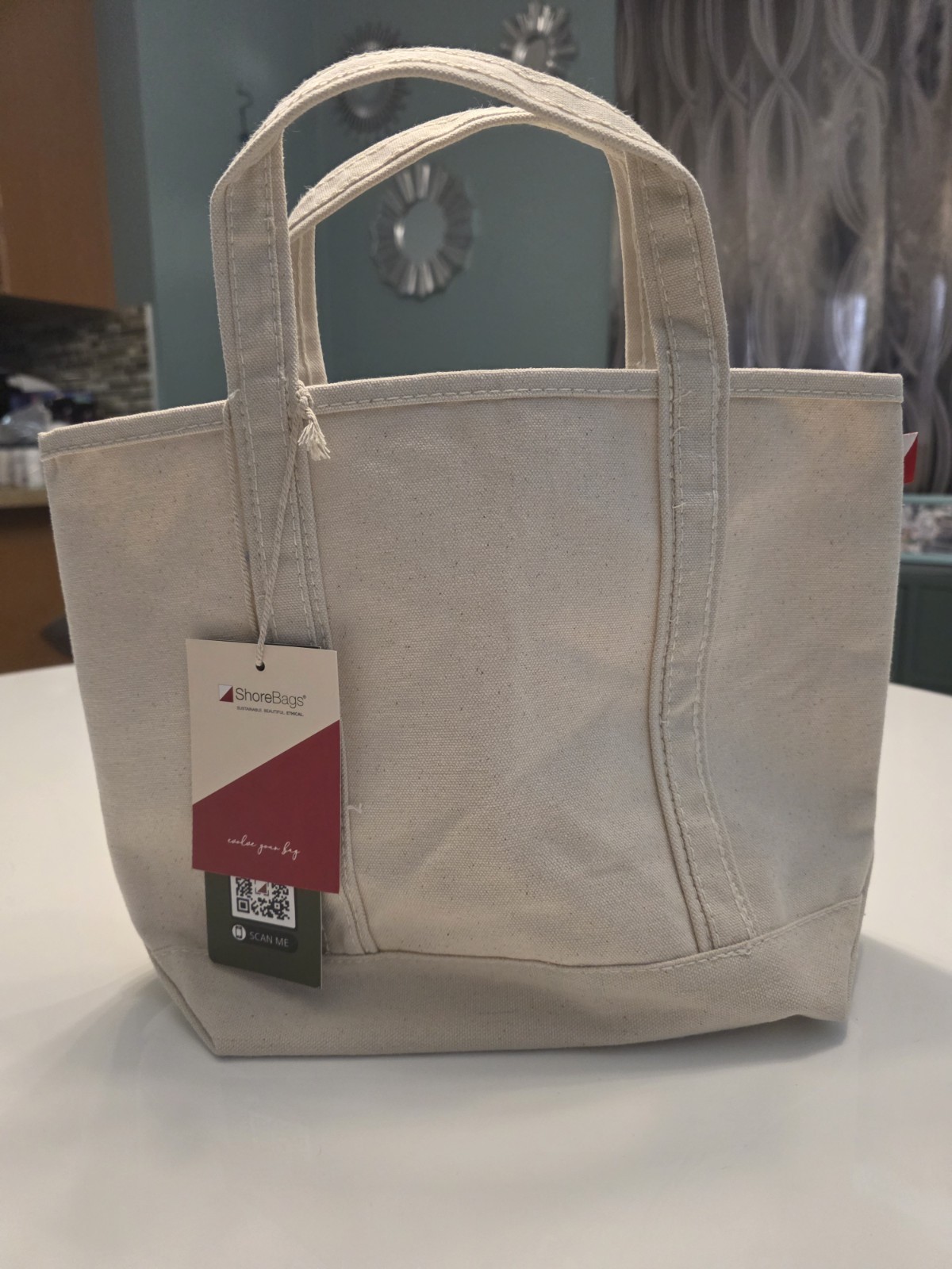 Classic ShoreBags Mini Canvas Tote NWT, Free Shipping