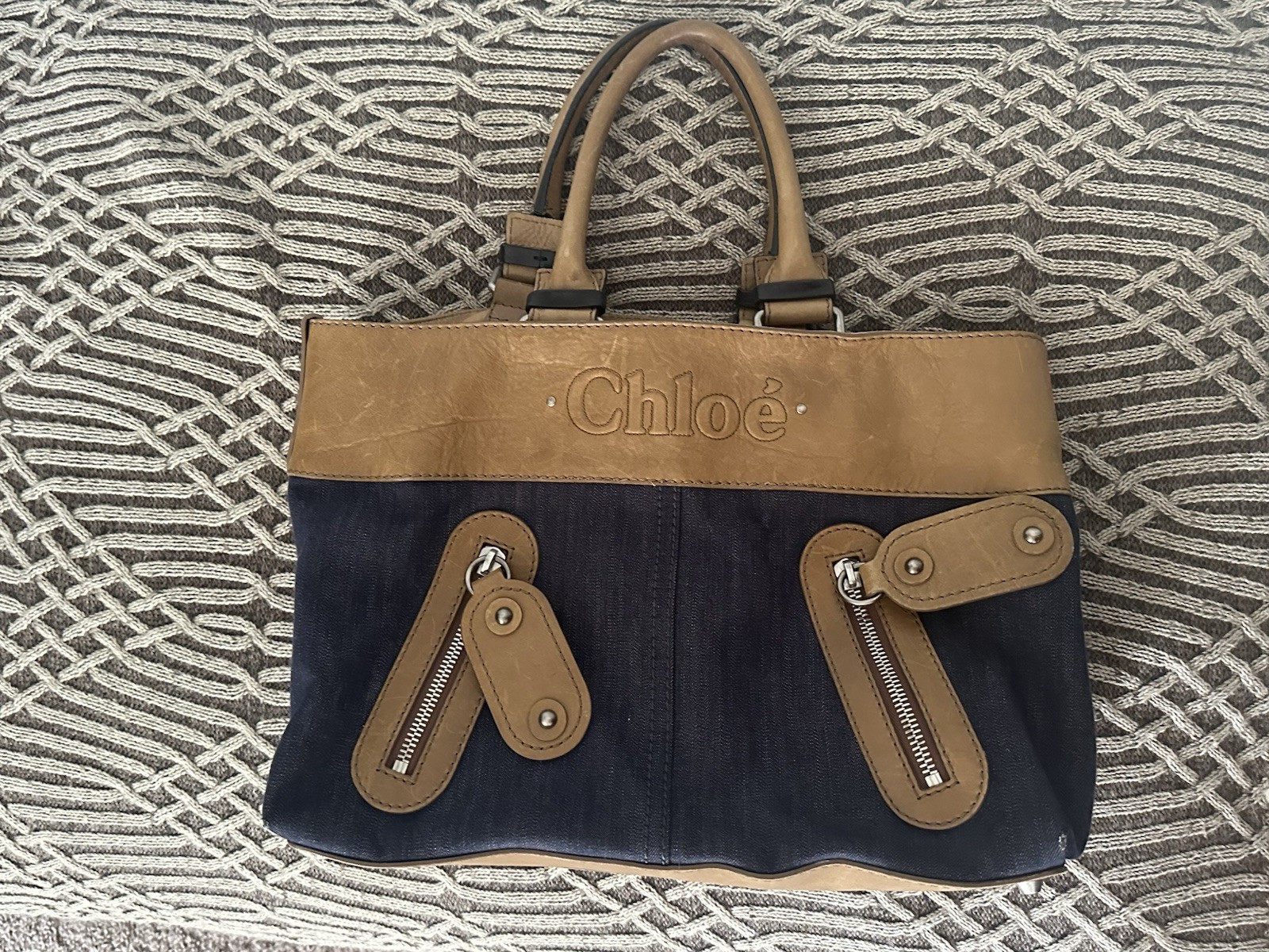 Chloe Denim Tote Bag READ