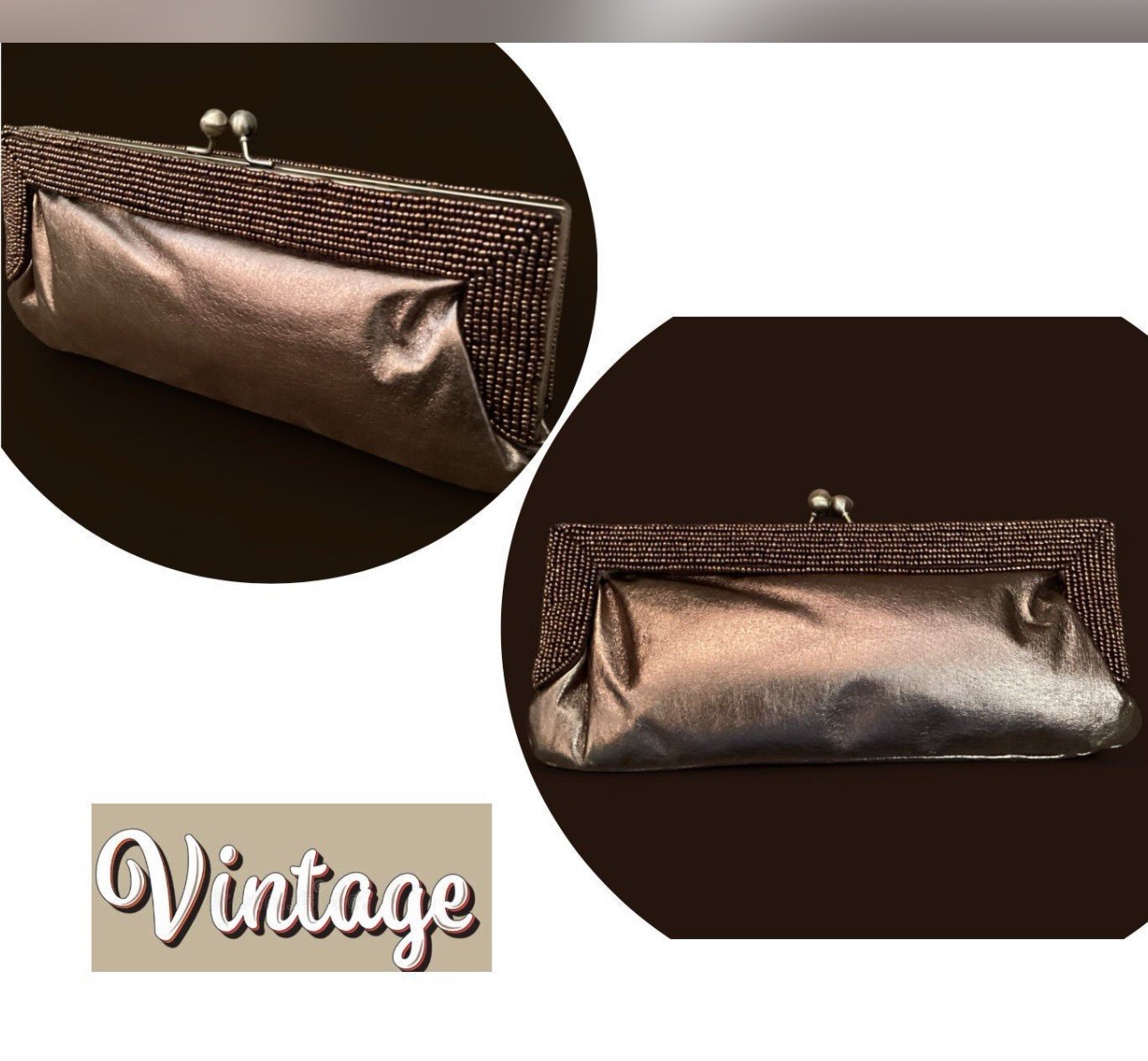Carlo Fellini Shiny Metallic Soft Gold Leather Clutch/Shoulder/Crossbody Chain