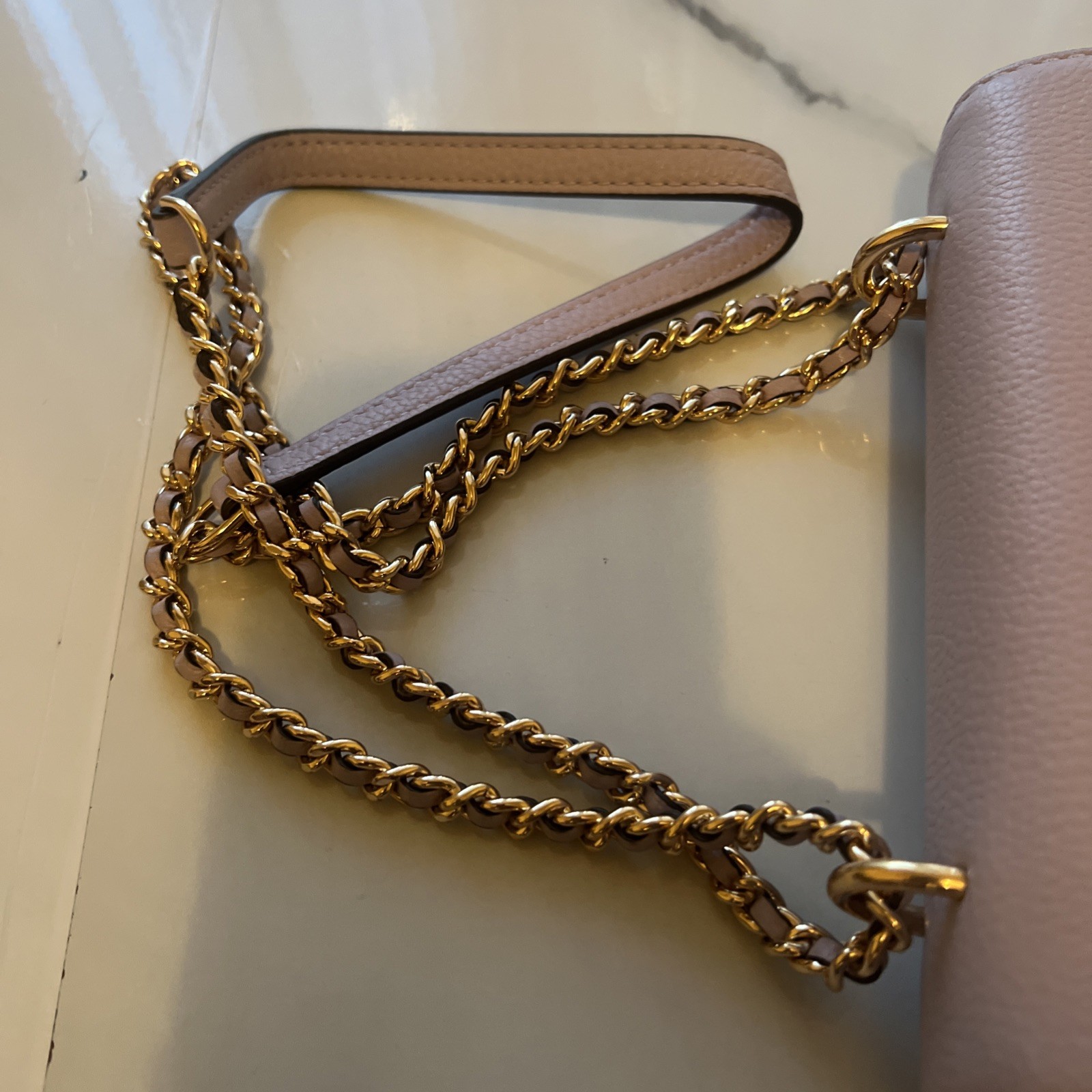 TORY BURCH Carter Adjustable Shoulder Bag Crossbody Purse Purple 😻