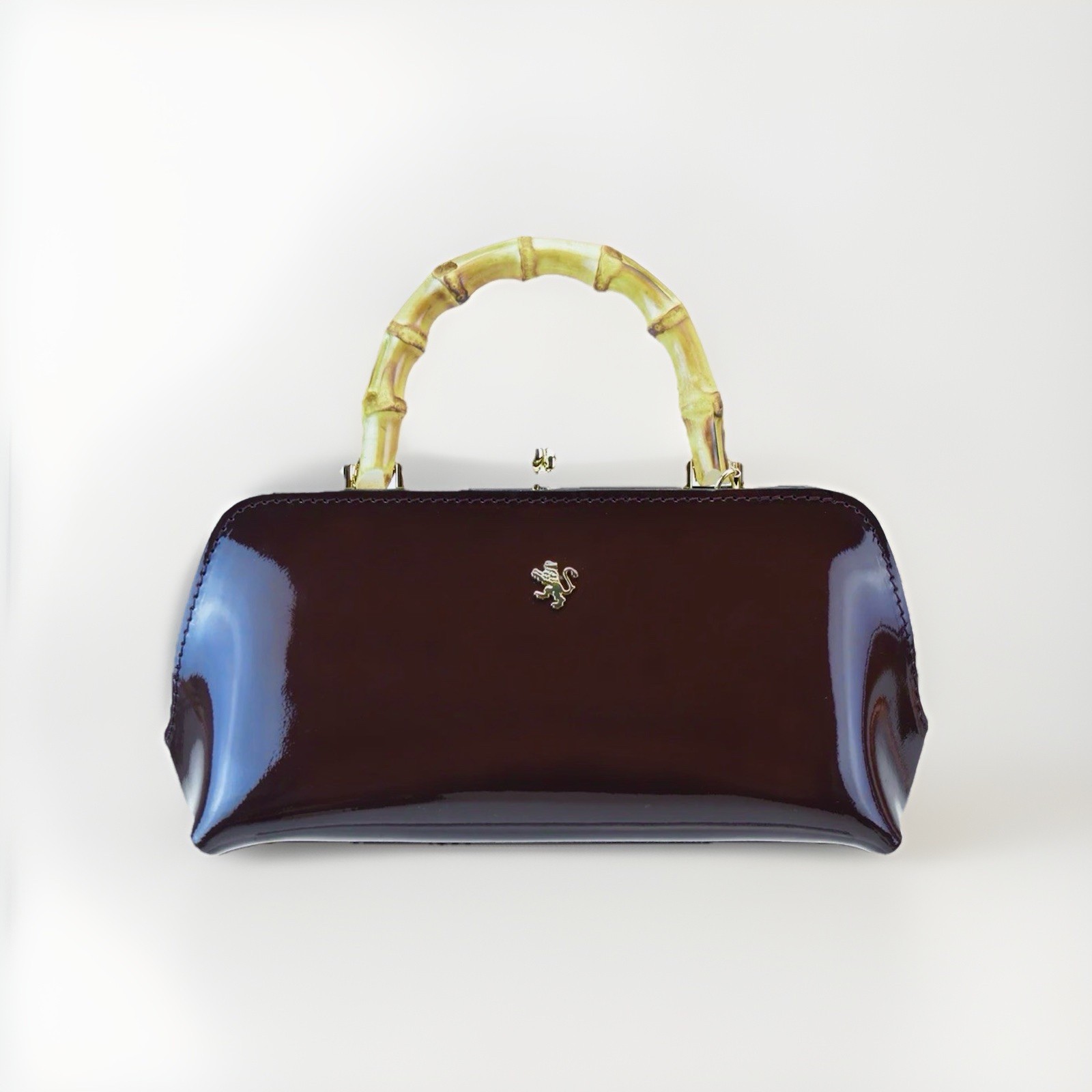 Pratesi Candeli Handbag 565 in Patent Calfskin New