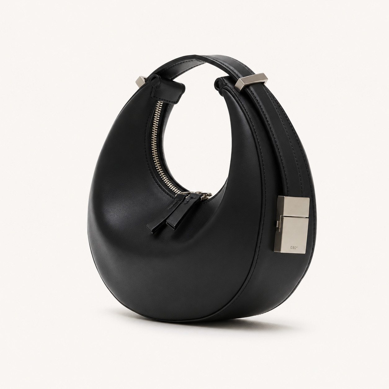 OSOI Toni Mini Black Leather Women’s Tote Bag | Stylish Compact Design