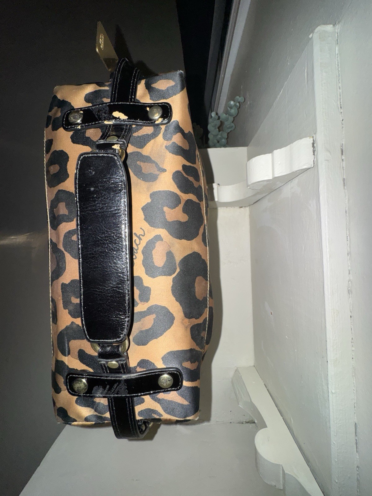 Coach Madison Ocelot Leopard Sabrina Handbag