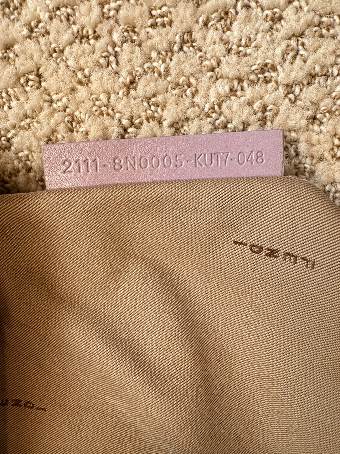 Authentic Vintage Fendi Lavender Zucchino FF Monogram Tote Bag leather handles