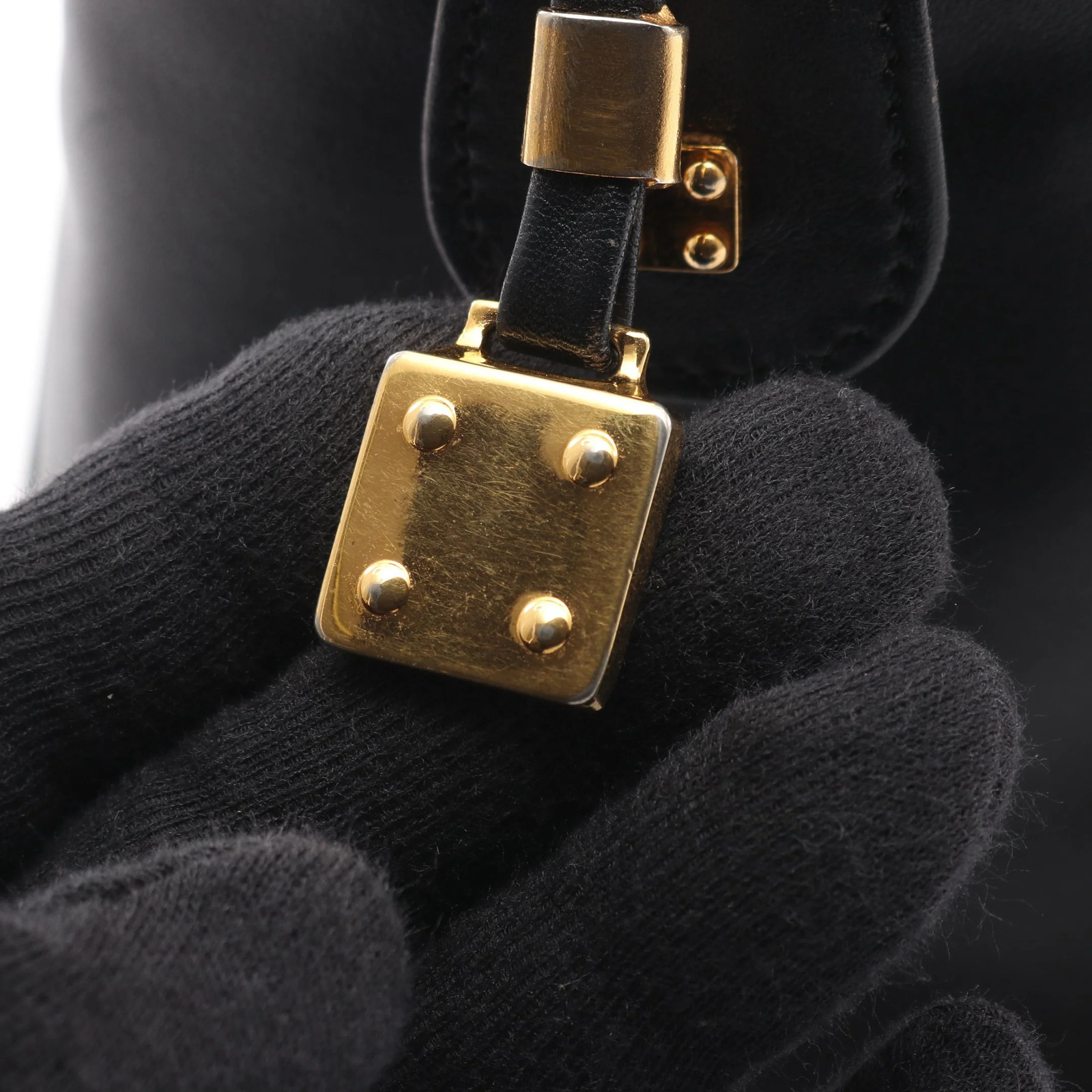 Loewe Handbag Black Leather #RCB1614