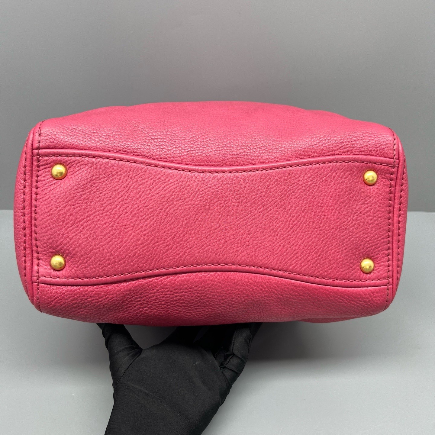 Miu Miu Pre-Owned Authentic Shoulder Bag Fuchsia 28*20*13cm