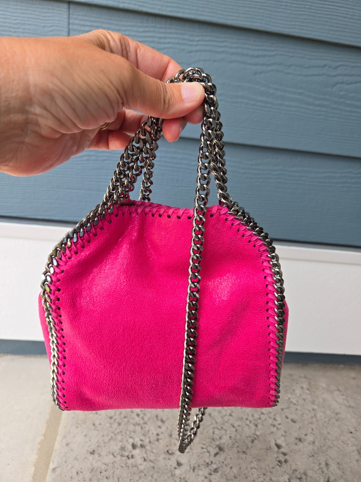 Stella McCartney Tiny Falabella Crossbody Hot Pink New with detached tag