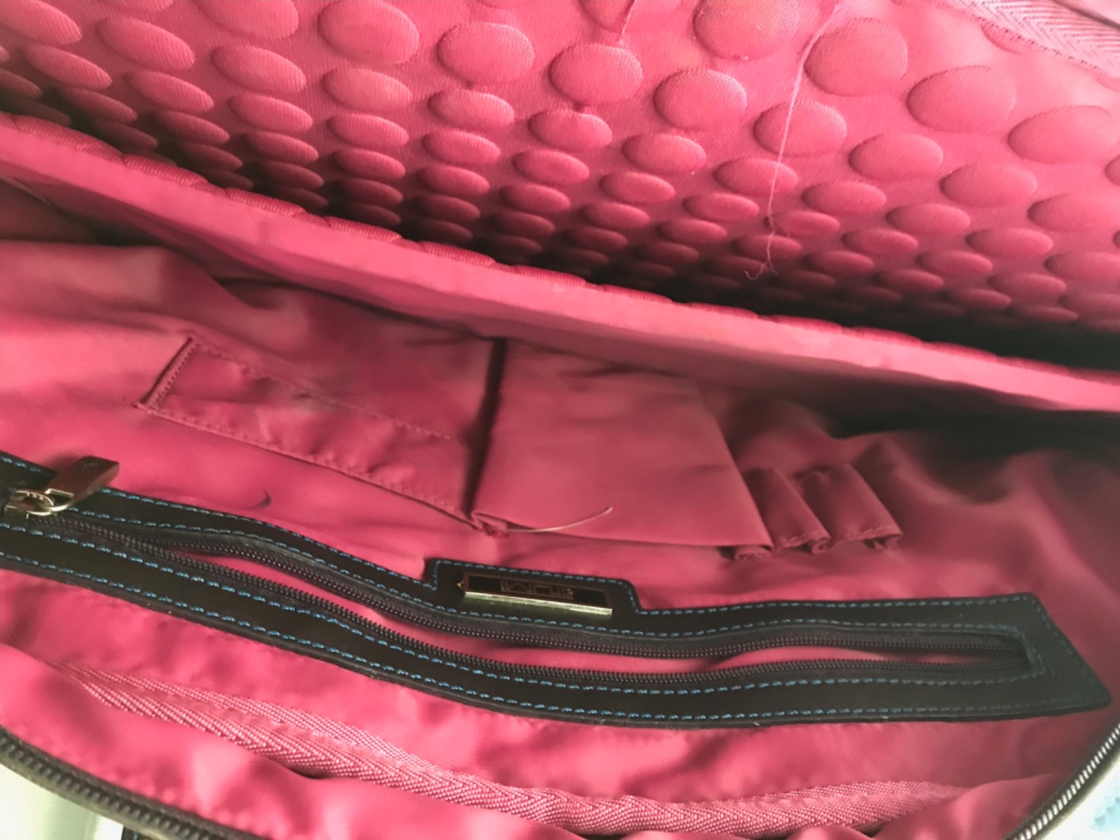 Tumi Signature Series Briefcase Laptop Bag with handle Designer Fabric 16D x 12H