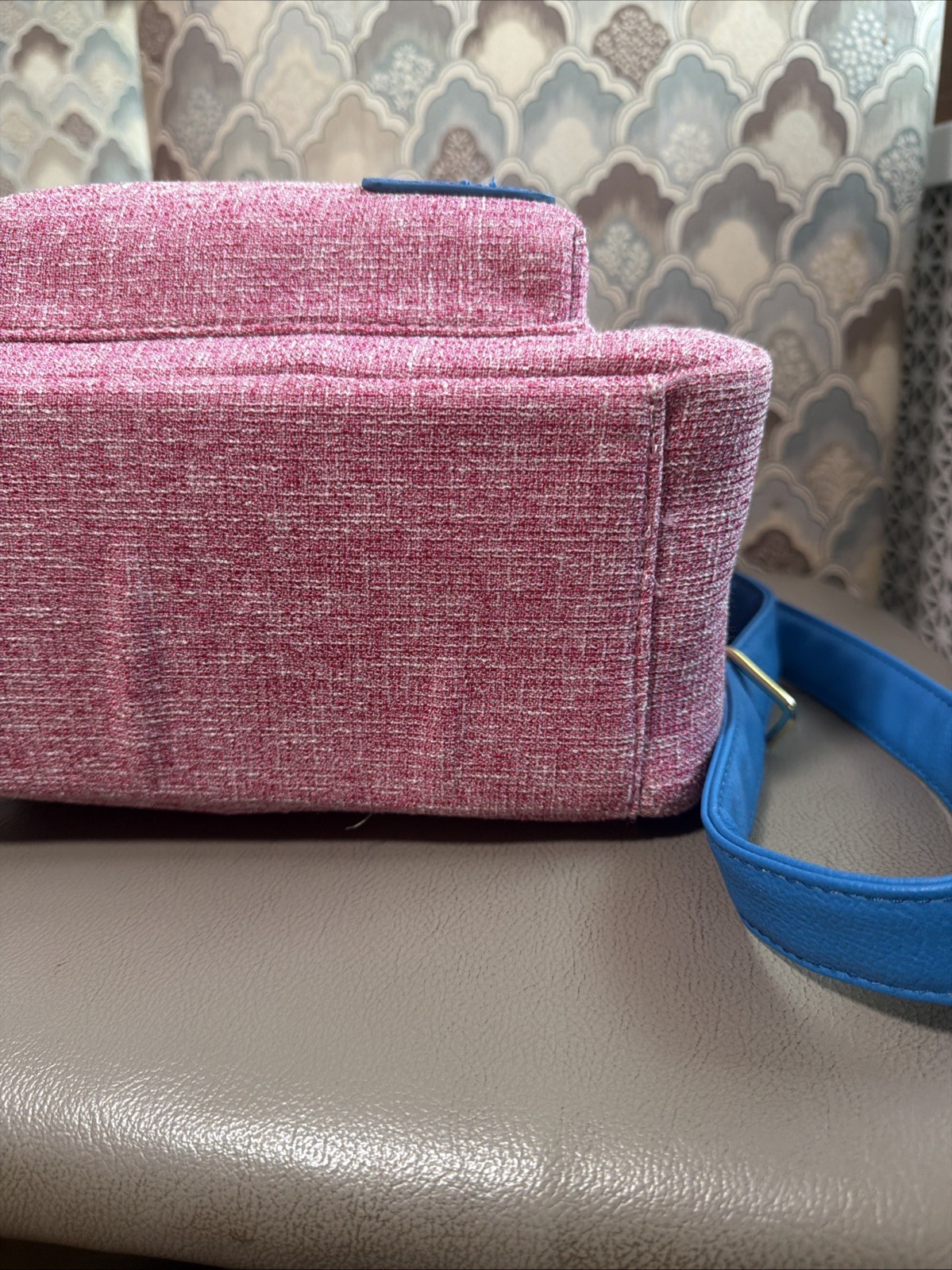 Loungefly Luna Lovegood Harry Potter Pink Tweed Mini Backpack