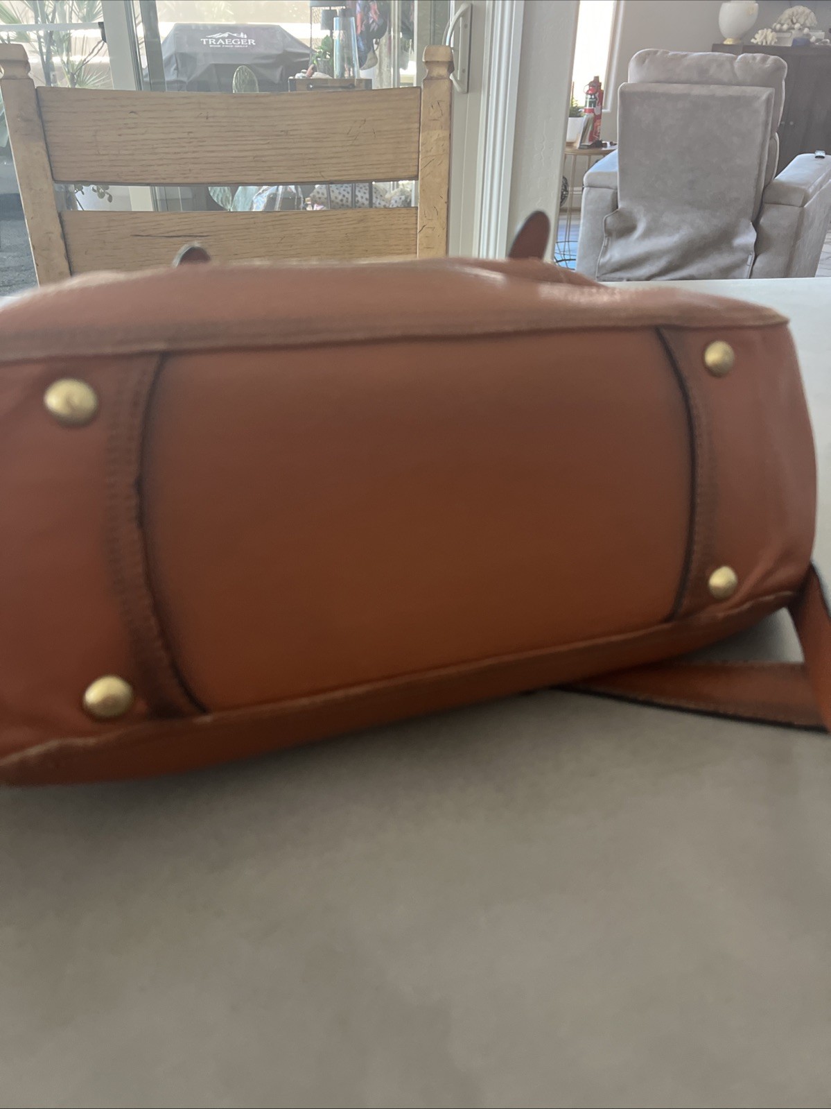 Concealed Carry Purse Genuine Leather 4 Compartments Crossbody Shoulder Bag T