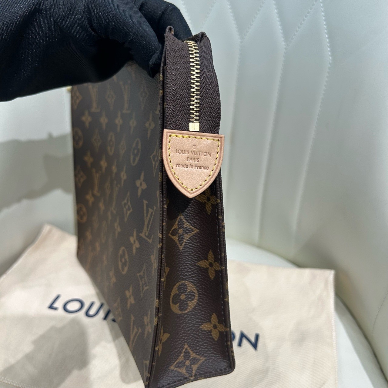 Louis Vuitton Classic Monogram Brown Toiletry Bag （25×20×5.5）cm