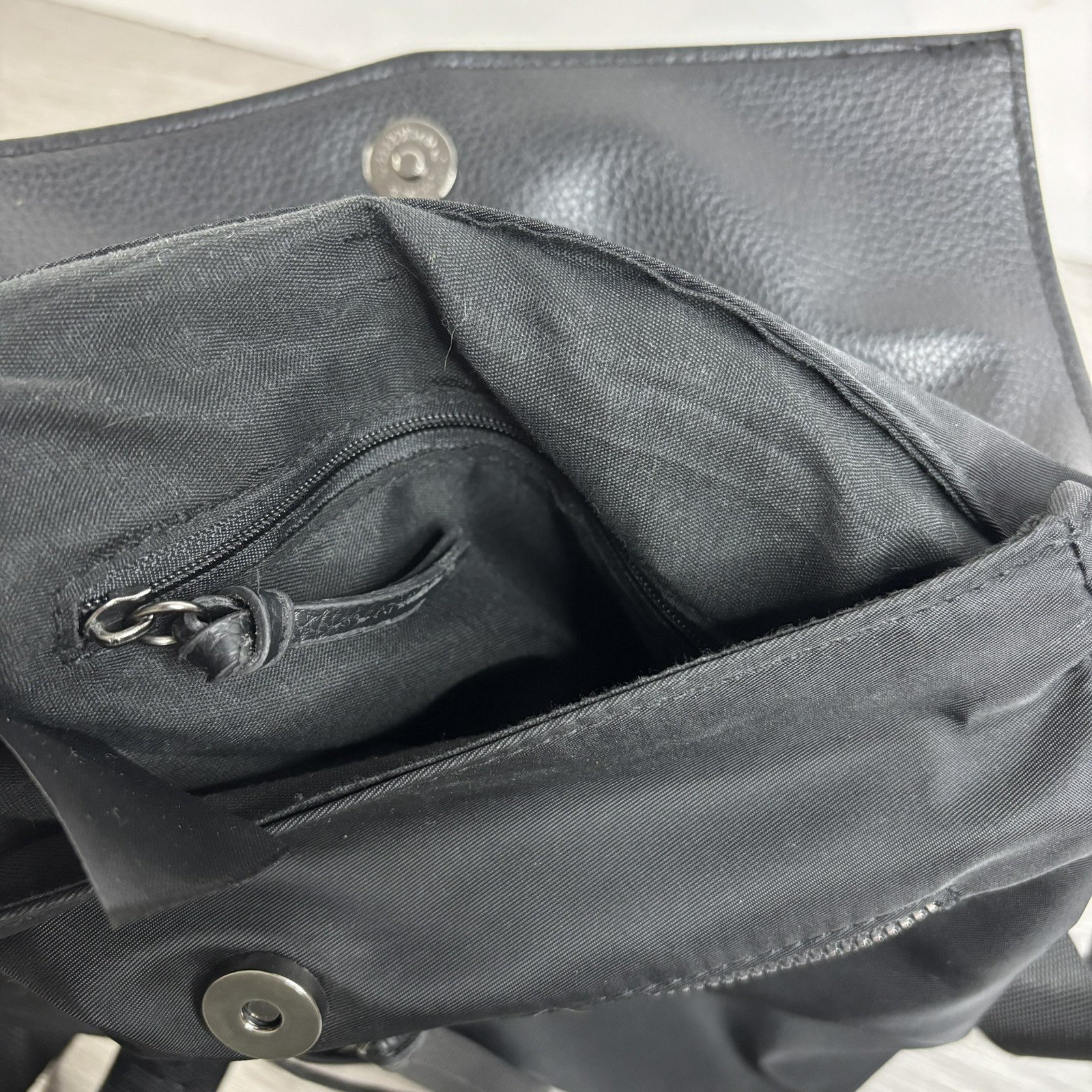 BOTKIER Vintage black Backpack Daypack Shoulder Bag Purse Vintage Trigger Canvas