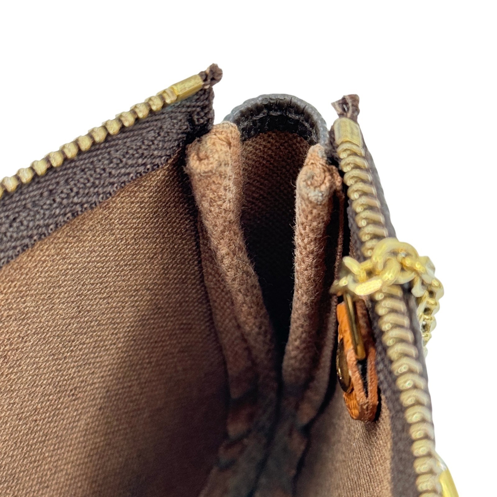 LOUIS VUITTON Trousse Cle Monogram Canvas Wardrobe Trunks Coin Purse M63800