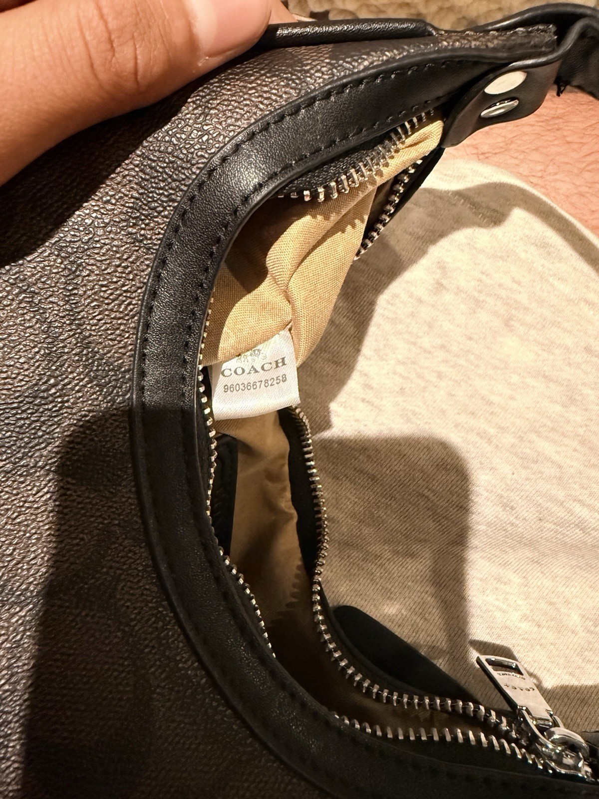Coach New York Emily Signature Canvas Shoulder Bag New Without Box