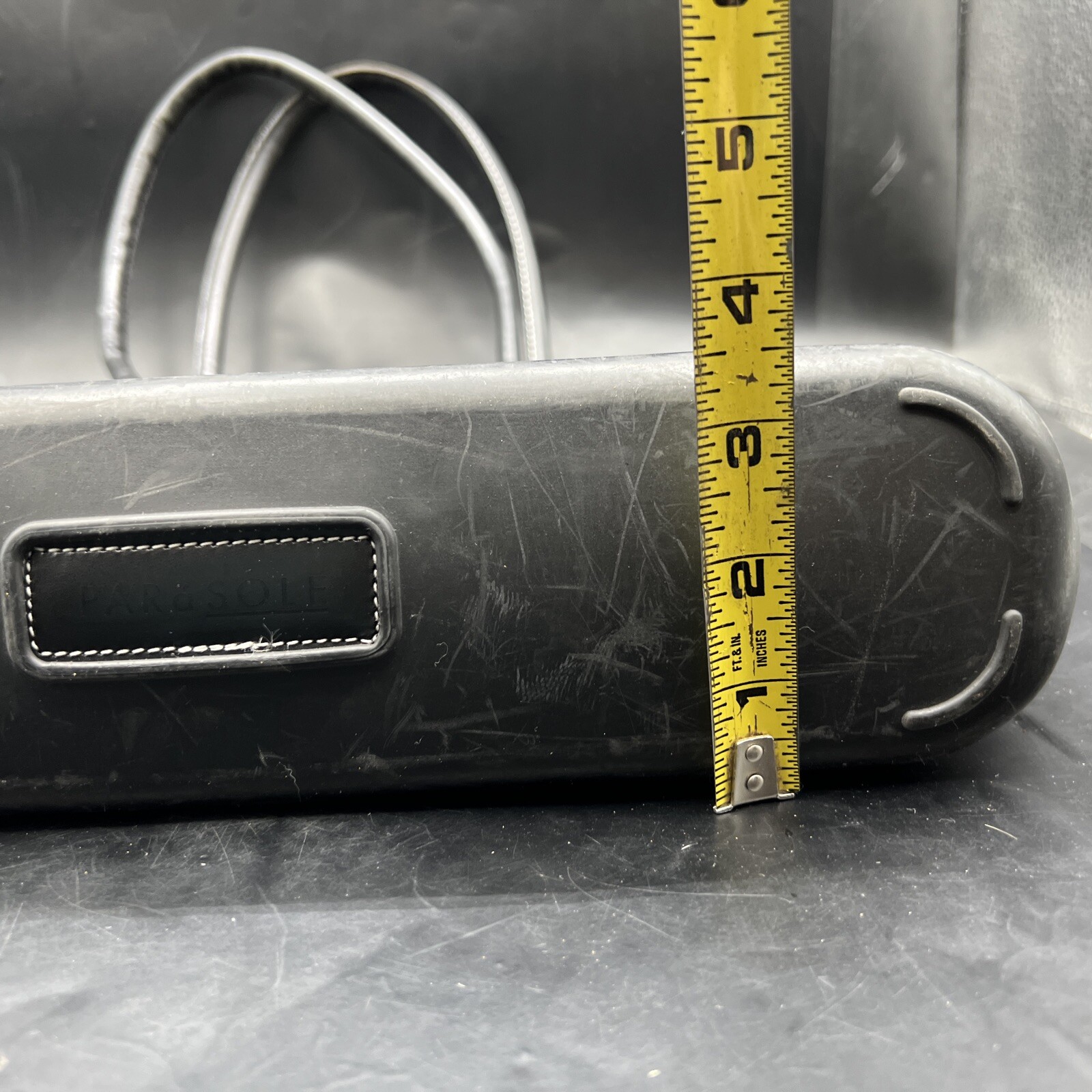 Dooney & Bourke PARaSOLE Black Suede Handbag Tote