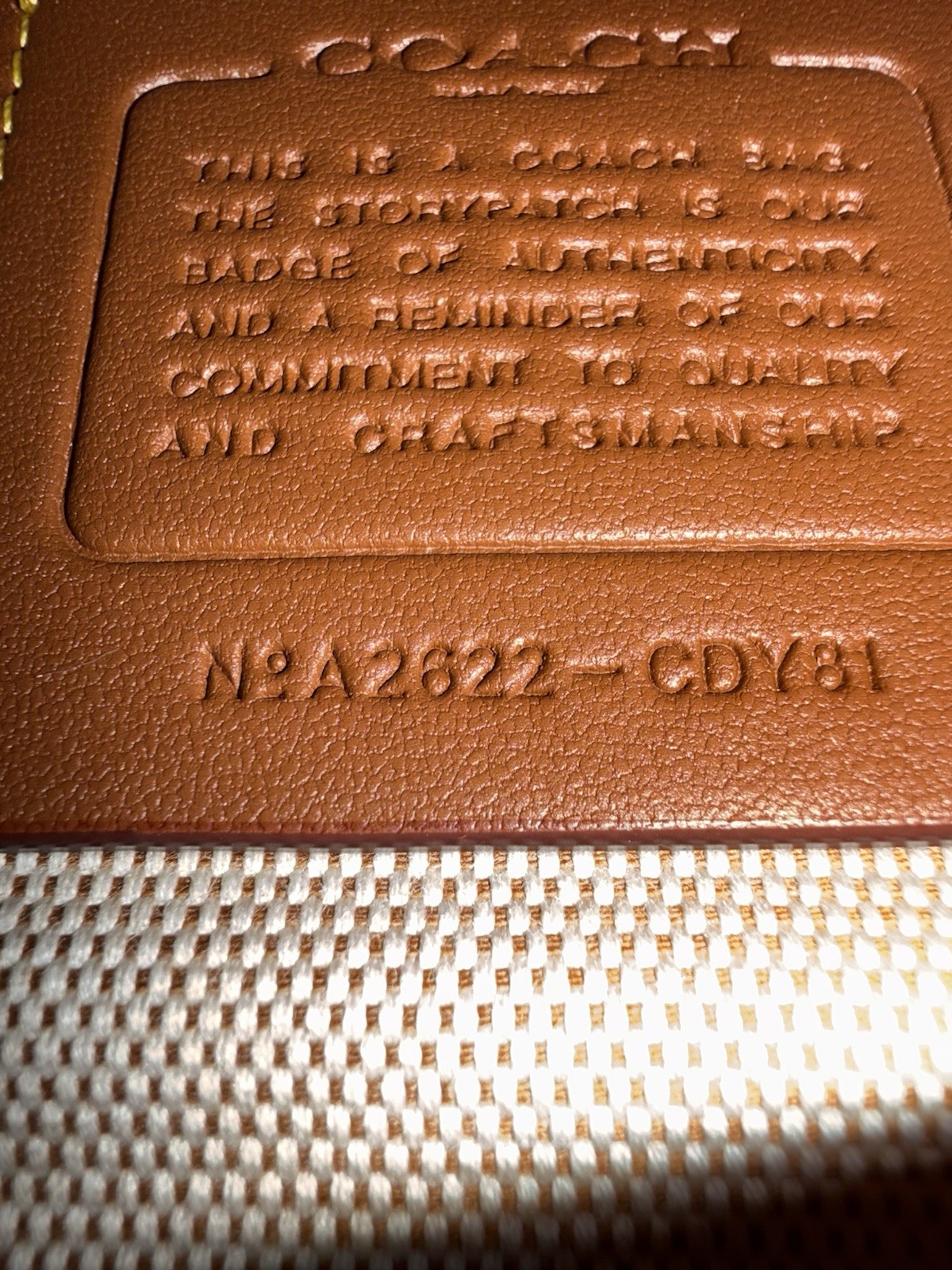 Coach Barrel Bag Suede Clay/Brass Shoulder Bag Never Worn