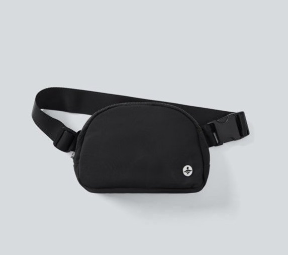 Halara Black Logo Casual Waist Bag NEW [13170]