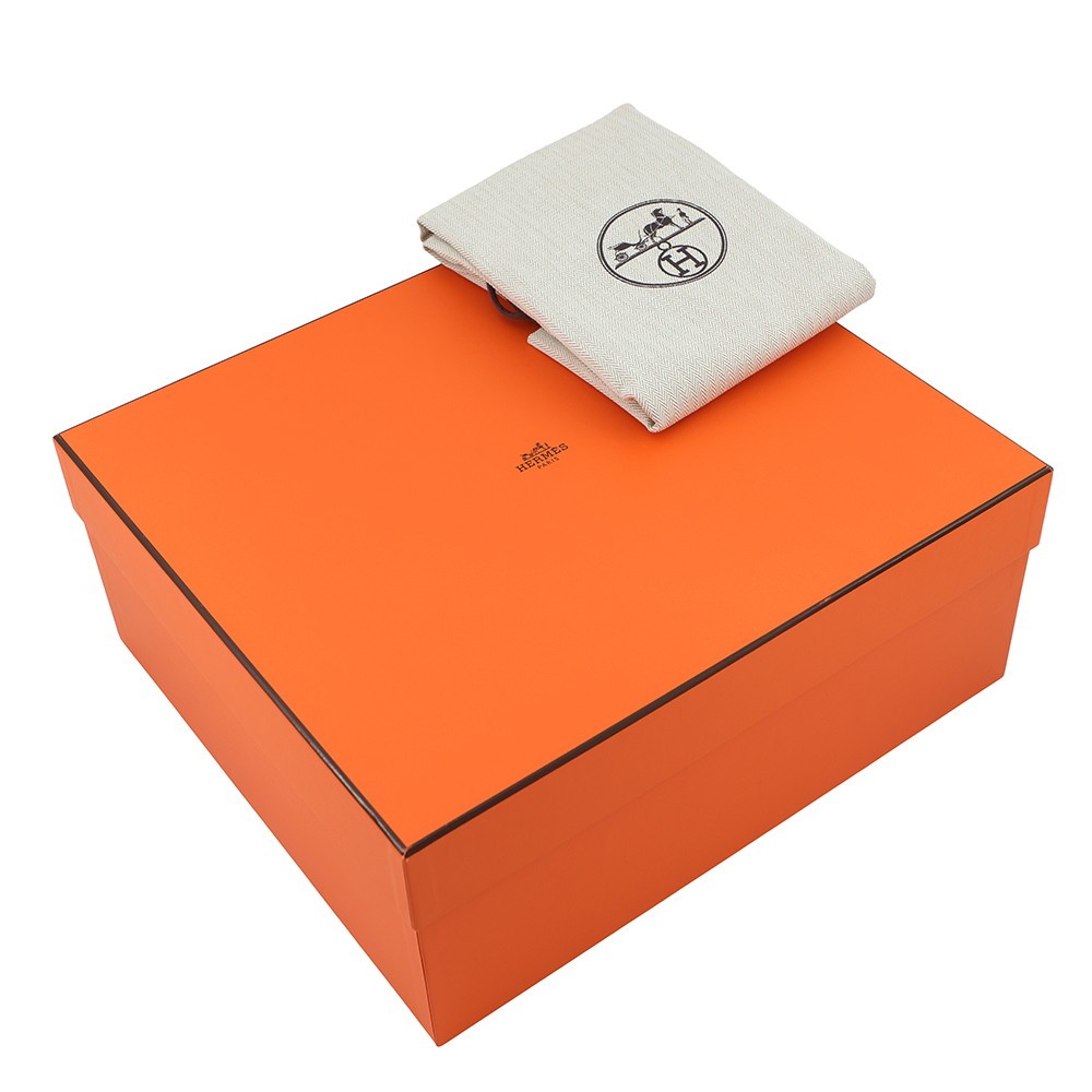 HERMES Plume Size 28 Swift Leather Gold