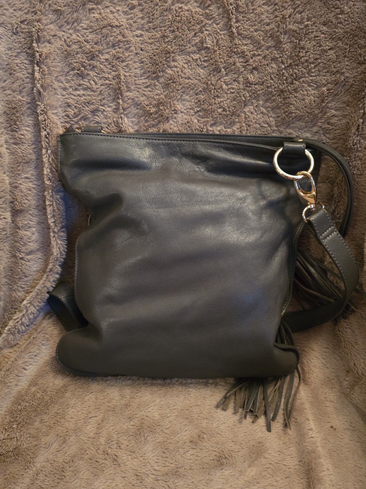 NWT Vintage Designer SORIAL Chrissy Crossbody In Steel Gray As Seen On RHWONY