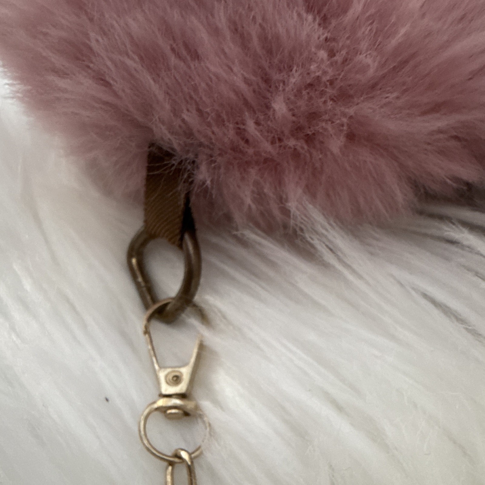 Rose Pink/purplish Heart Shoulder Bag, Zip Closure, Gold Tone Chain Strap, Solid