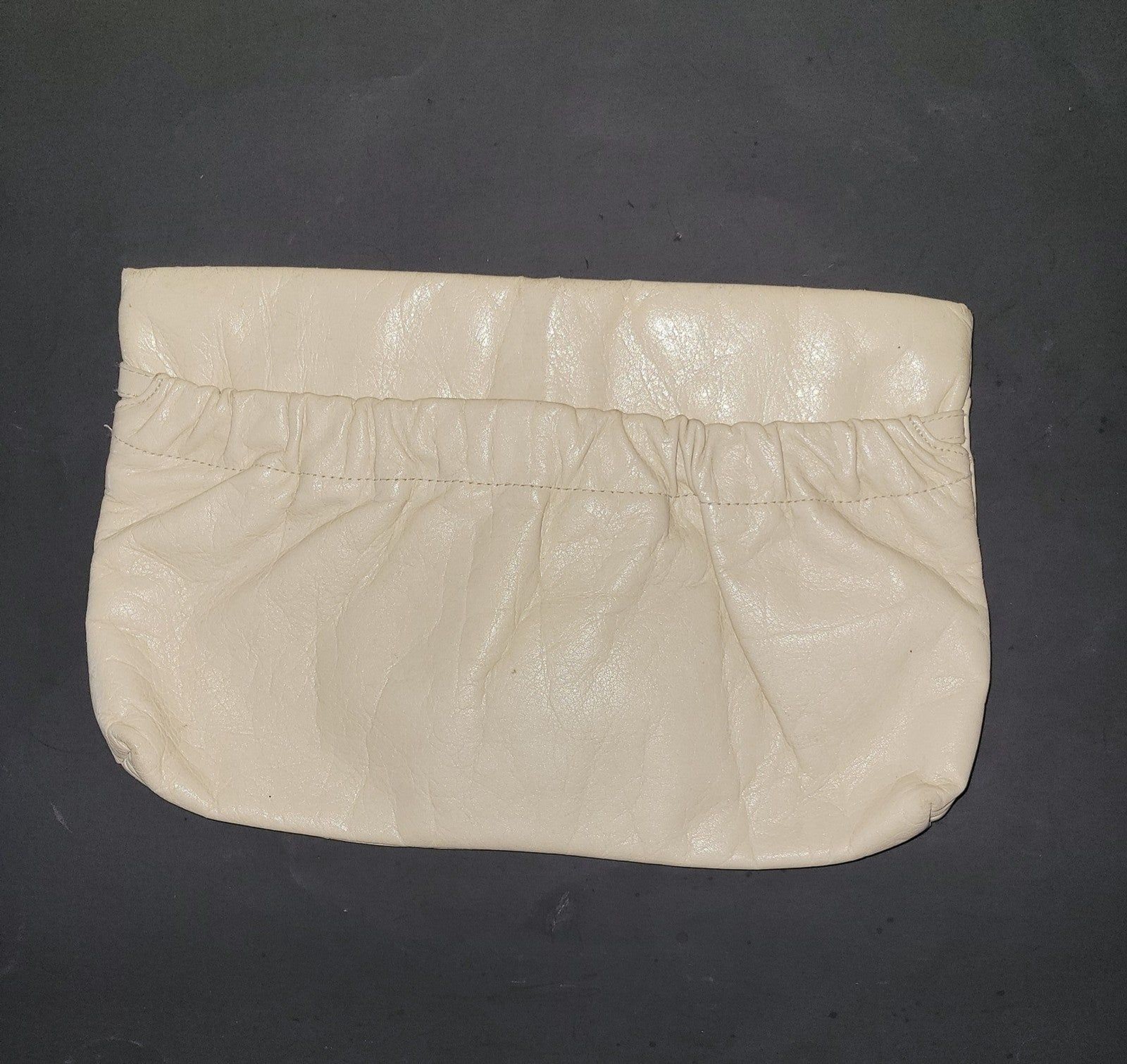 New Fashion Collection leather clutch French white