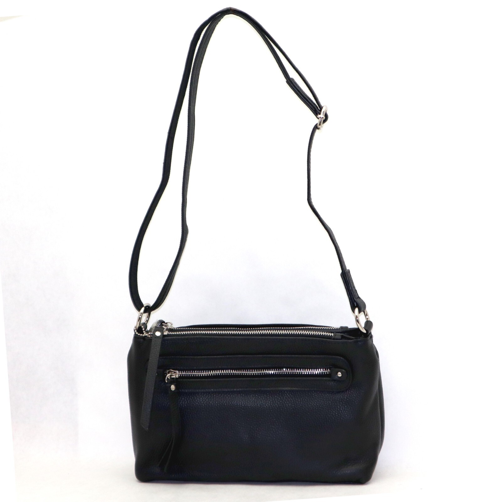 Concealed Carry Purse Women Genuine Leather CCW Shoulder Bag Crossbody Black